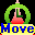 Moving Clock Screensaver icon