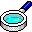 Lens - magnifying glass icon