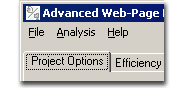 Advanced Web-Page Efficiency Analysis (AWPEA) icon