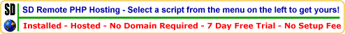 SD Remote PHP Hosting icon