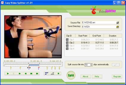 Easy Video Splitter Screenshot